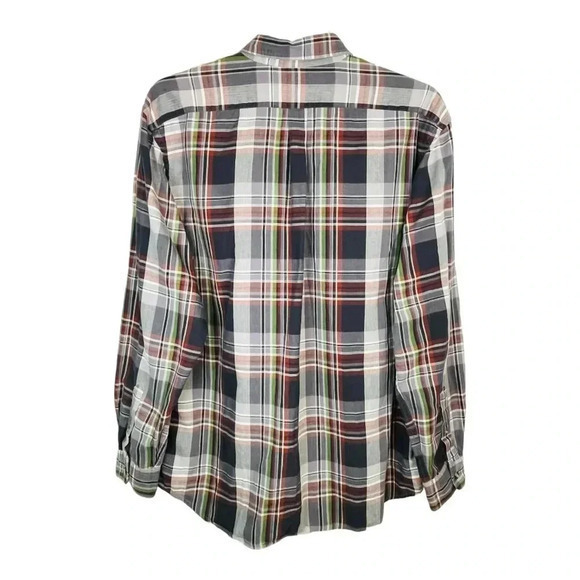 GAP Premium Classic Fit Plaid Button Down Shirt Men Size XL - Picture 3 of 6
